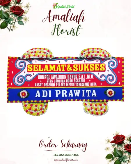 Papan Bunga Ucapan Selamat Murung Pudak